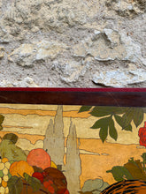Charger l'image dans la galerie, Large panneau en bois pyrogravé "Les fruits"