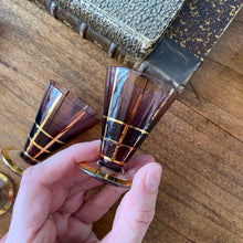 Charger l'image dans la galerie, Verres à liqueur soufflés Art Déco