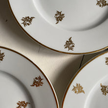 Charger l'image dans la galerie, Six assiettes à dessert en porcelaine de Limoges