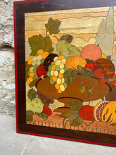 Charger l'image dans la galerie, Large panneau en bois pyrogravé "Les fruits"