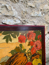 Charger l'image dans la galerie, Large panneau en bois pyrogravé "Les fruits"