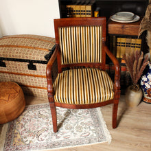 Charger l'image dans la galerie, Fauteuil de salon style Empire ancien bois brut