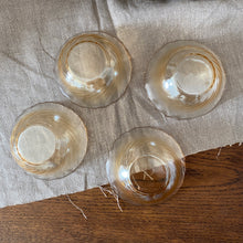 Charger l'image dans la galerie, Coupelles à dessert en verre orangé
