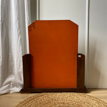 Charger l'image dans la galerie, Miroir Art déco à poser en bois vintage