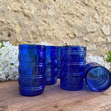 Charger l'image dans la galerie, Verres bleus brésiliens vintage
