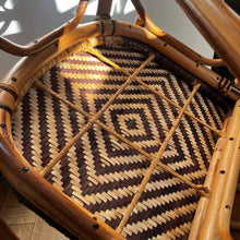 Charger l'image dans la galerie, Fauteuil en rotin vintage
