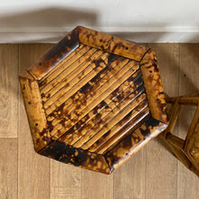 Charger l'image dans la galerie, Duo de tabourets gigognes en bambou
