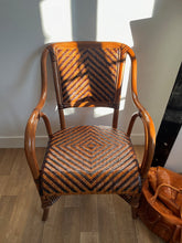 Charger l'image dans la galerie, Fauteuil en rotin vintage
