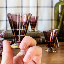 Charger l'image dans la galerie, Verres à liqueur soufflés Art Déco