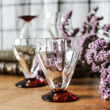 Charger l'image dans la galerie, Verres anciens en cristal soufflé Art Déco
