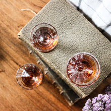 Charger l'image dans la galerie, Verres anciens en cristal soufflé Art Déco