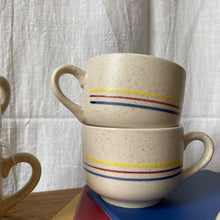 Charger l'image dans la galerie, Ensemble de 6 tasses Mid-century vintage