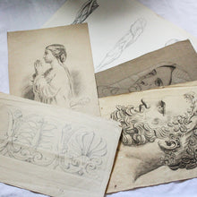 Charger l'image dans la galerie, Dessins anciens originaux au crayon