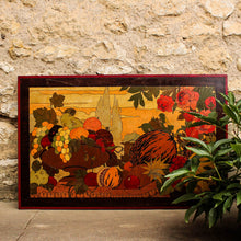Charger l'image dans la galerie, Large panneau en bois pyrogravé "Les fruits"