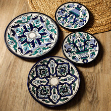 Charger l'image dans la galerie, Assiette à entrée bleue tunisienne