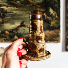Charger l'image dans la galerie, Bougeoir poterie artisanale vintage
