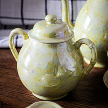 Charger l'image dans la galerie, Service à café japonais en porcelaine irisée