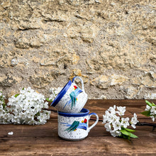 Charger l'image dans la galerie, Mugs mouchetés bleus vintage