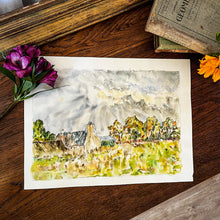 Charger l'image dans la galerie, Aquarelle à la ferme vintage
