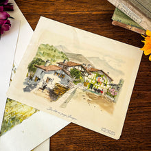 Charger l'image dans la galerie, Reproduction "Fin d'été au pays Basque" vintage