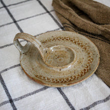 Charger l'image dans la galerie, Bougeoir poignée poterie artisanale