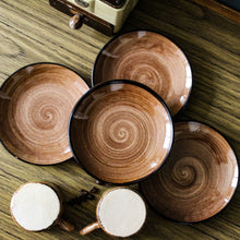 Charger l'image dans la galerie, Tasses et leur sous-tasse en grès d'Alsace