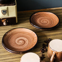 Charger l'image dans la galerie, Tasses et leur sous-tasse en grès d'Alsace