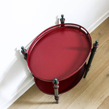 Charger l'image dans la galerie, Desserte vintage en bois et plateaux amovibles