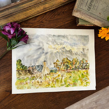 Charger l'image dans la galerie, Aquarelle à la ferme