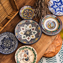 Charger l'image dans la galerie, Plats ou assiettes colorés vintage