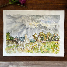 Charger l'image dans la galerie, Aquarelle à la ferme