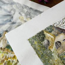 Charger l'image dans la galerie, Aquarelle au clocher