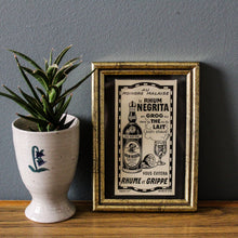 Charger l'image dans la galerie, Publicité années 20 Rhum Negrita "Vous évitera rhume et grippe"