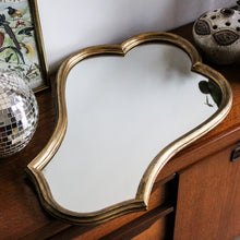 Charger l'image dans la galerie, Grand miroir en bois doré
