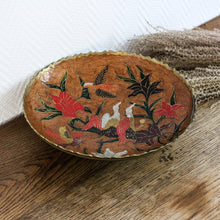 Charger l'image dans la galerie, Large coupe en laiton cloisonné vintage