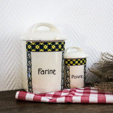 Charger l'image dans la galerie, Duo de pots de cuisine vintage