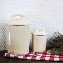 Charger l'image dans la galerie, Duo de pots de cuisine vintage