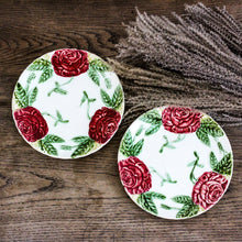 Charger l'image dans la galerie, Assiettes en barbotine anciennes