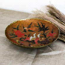 Charger l'image dans la galerie, Large coupe en laiton cloisonné vintage