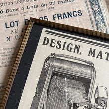 Charger l'image dans la galerie, Coupures anglaises Années 1910 encadrées