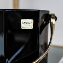 Charger l'image dans la galerie, Seau à glaçons noir Luminarc vintage