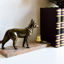 Charger l'image dans la galerie, lampe marbre chien cale livre