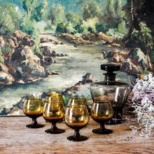 Charger l'image dans la galerie, Verres à cognac fumés vintage