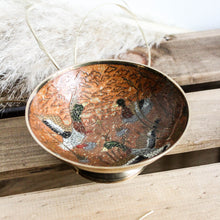 Charger l'image dans la galerie, Coupelle en laiton cloisonné vintage