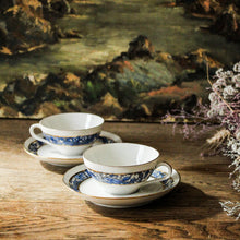 Charger l'image dans la galerie, Duo de tasses et leurs sous-tasses vintage