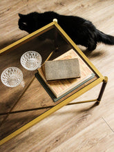 Charger l'image dans la galerie, Table basse 1970 en verre fumé et métal