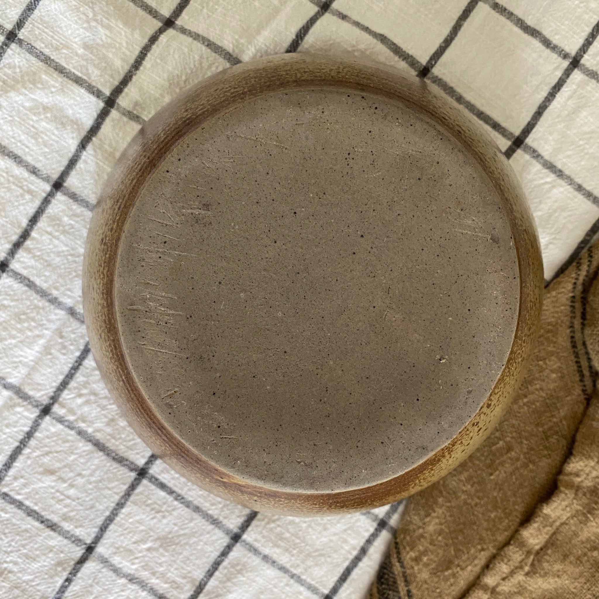 Saladier Ancien En Grès HG - France, Début 1900, Parfait état, Vintage