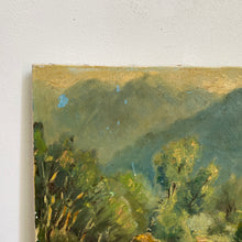 Charger l'image dans la galerie, Tableaux anciens, peintures sur toile paysages de rivière et papillon géant encadré
