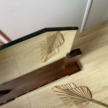Charger l'image dans la galerie, Miroir Art déco à poser en bois vintage

