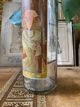 Charger l&#39;image dans la galerie, Grand bocal à spaghettis en verre style Art Nouveau

